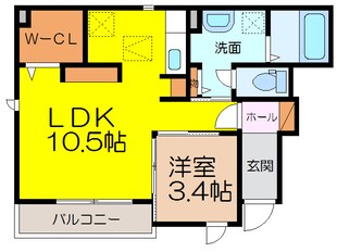 グランドソレイユ戸石の物件間取画像